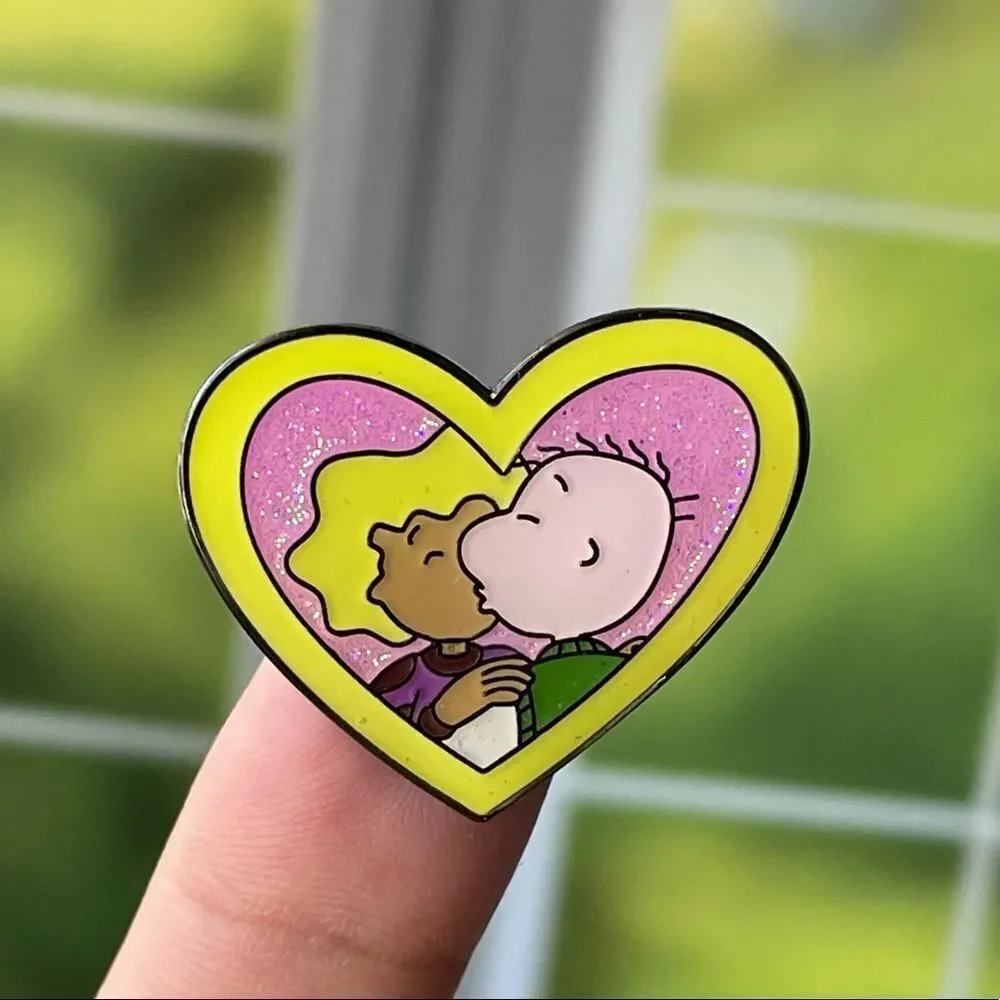 Doug & Patti Love Enamel Pin/ Brooch Lapel